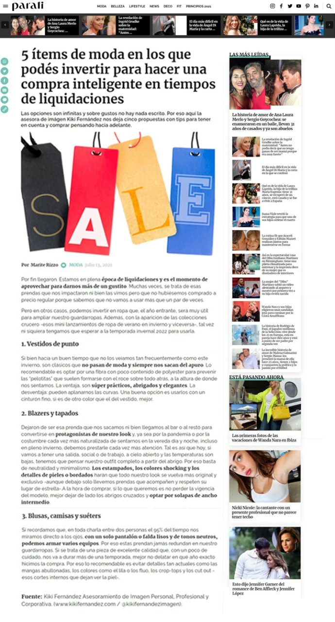 Para Ti - Compras en liquidaciones